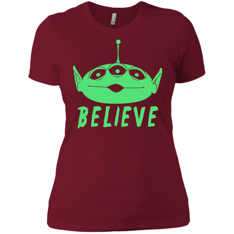 T-Shirts Scarlet / X-Small Believe Women's Premium T-Shirt