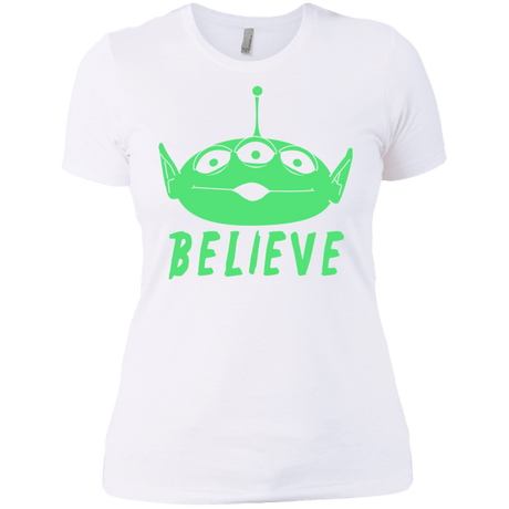 T-Shirts White / X-Small Believe Women's Premium T-Shirt