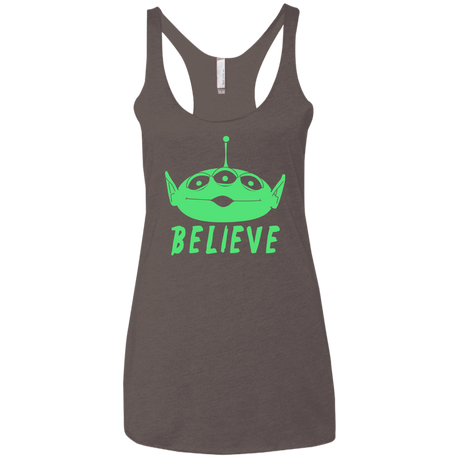 T-Shirts Macchiato / X-Small Believe Women's Triblend Racerback Tank