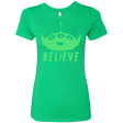 T-Shirts Envy / S Believe Women's Triblend T-Shirt