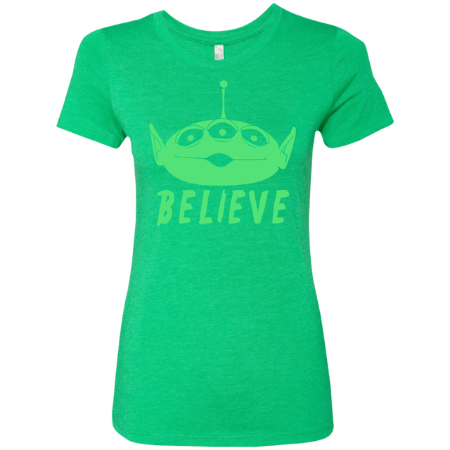 T-Shirts Envy / S Believe Women's Triblend T-Shirt