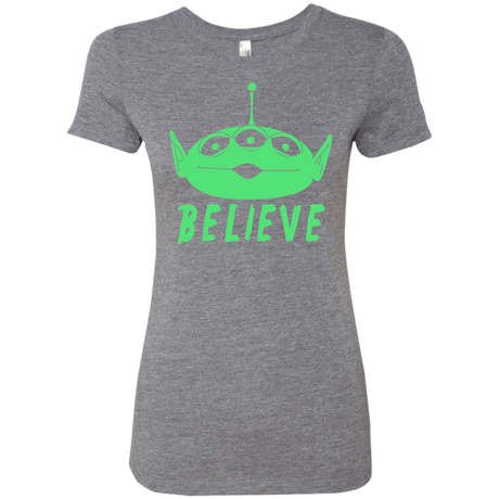 T-Shirts Premium Heather / S Believe Women's Triblend T-Shirt