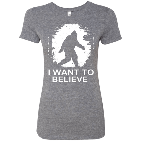 T-Shirts Premium Heather / Small Believe Women's Triblend T-Shirt