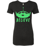 T-Shirts Vintage Black / S Believe Women's Triblend T-Shirt