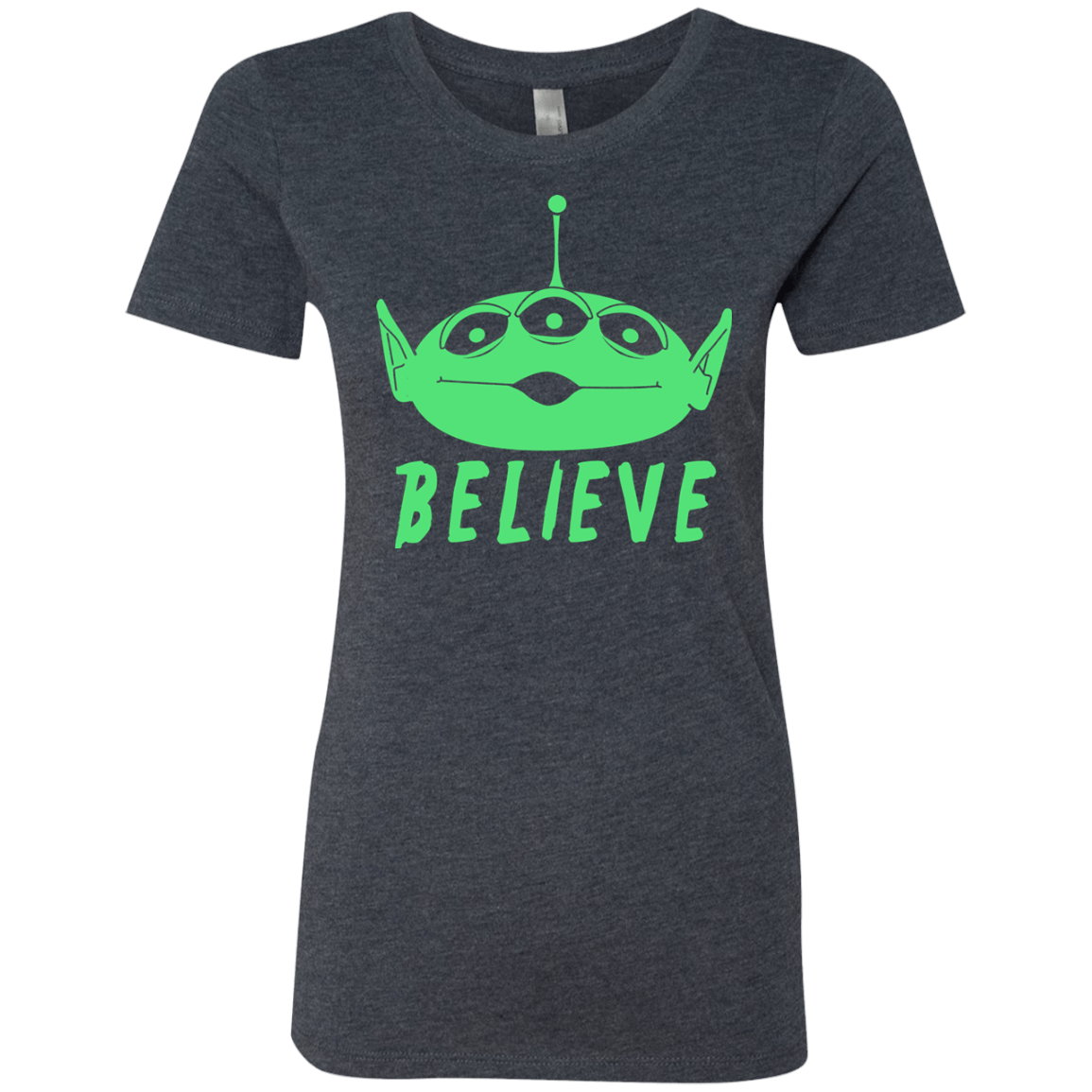 T-Shirts Vintage Navy / S Believe Women's Triblend T-Shirt