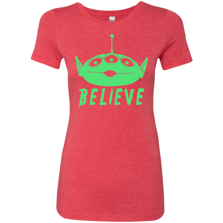 T-Shirts Vintage Red / S Believe Women's Triblend T-Shirt