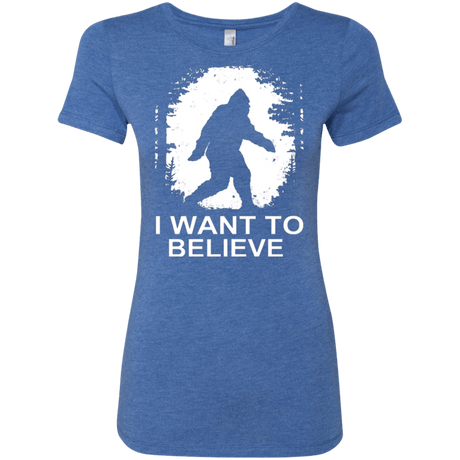 T-Shirts Vintage Royal / Small Believe Women's Triblend T-Shirt