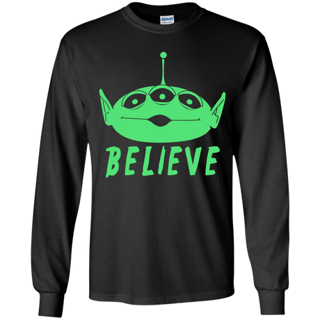 T-Shirts Black / YS Believe Youth Long Sleeve T-Shirt