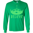 T-Shirts Irish Green / YS Believe Youth Long Sleeve T-Shirt