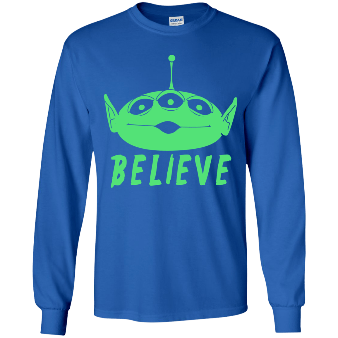 T-Shirts Royal / YS Believe Youth Long Sleeve T-Shirt