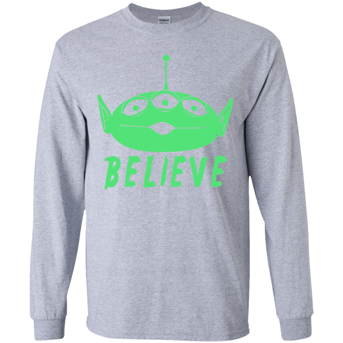 T-Shirts Sport Grey / YS Believe Youth Long Sleeve T-Shirt