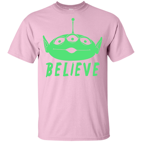 T-Shirts Light Pink / YXS Believe Youth T-Shirt