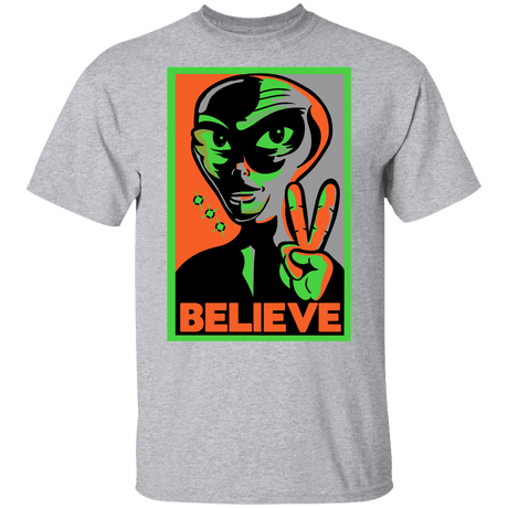 T-Shirts Sport Grey / YXS Believe Youth T-Shirt