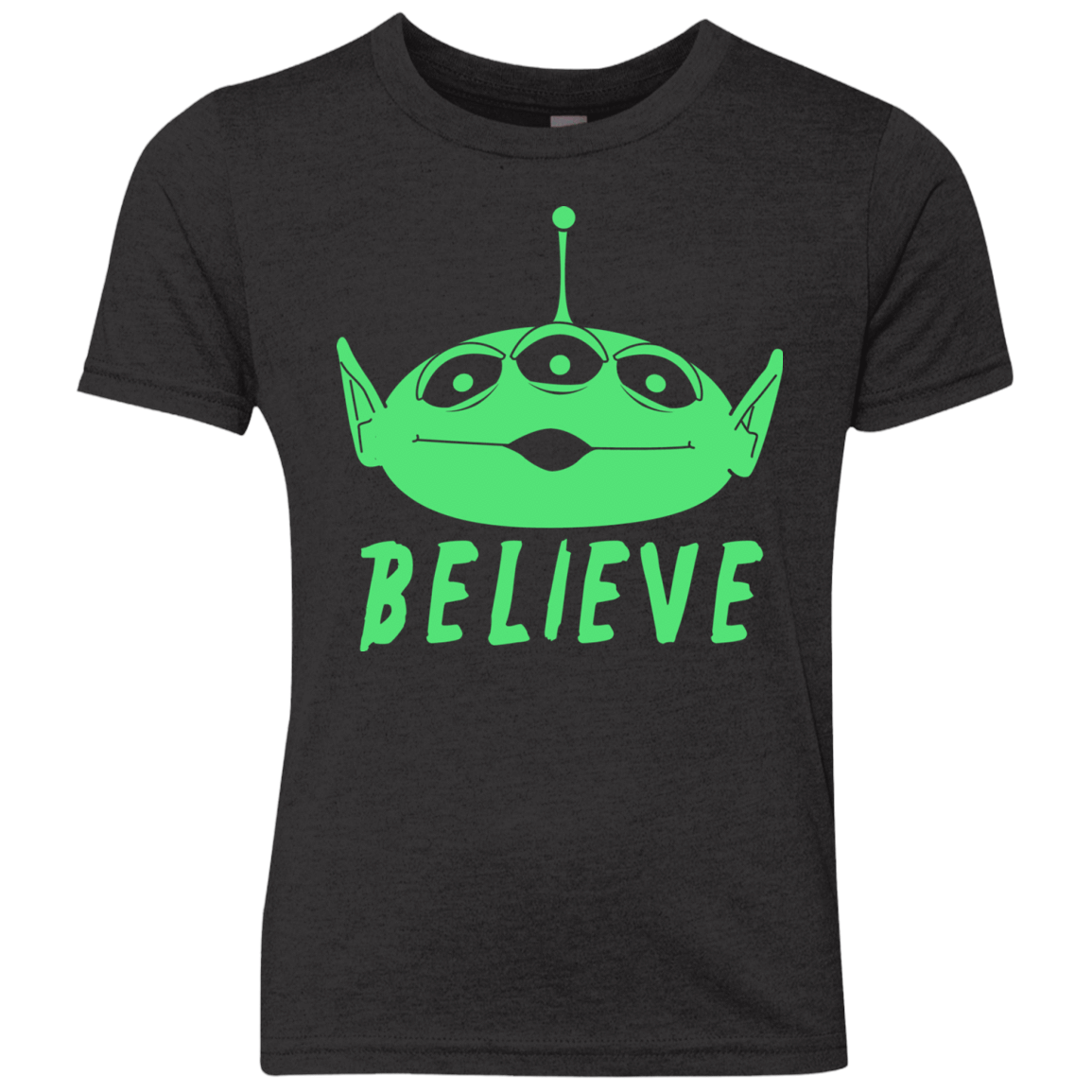 T-Shirts Vintage Black / YXS Believe Youth Triblend T-Shirt