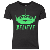 T-Shirts Vintage Black / YXS Believe Youth Triblend T-Shirt