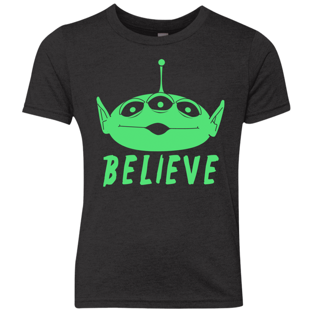 T-Shirts Vintage Black / YXS Believe Youth Triblend T-Shirt