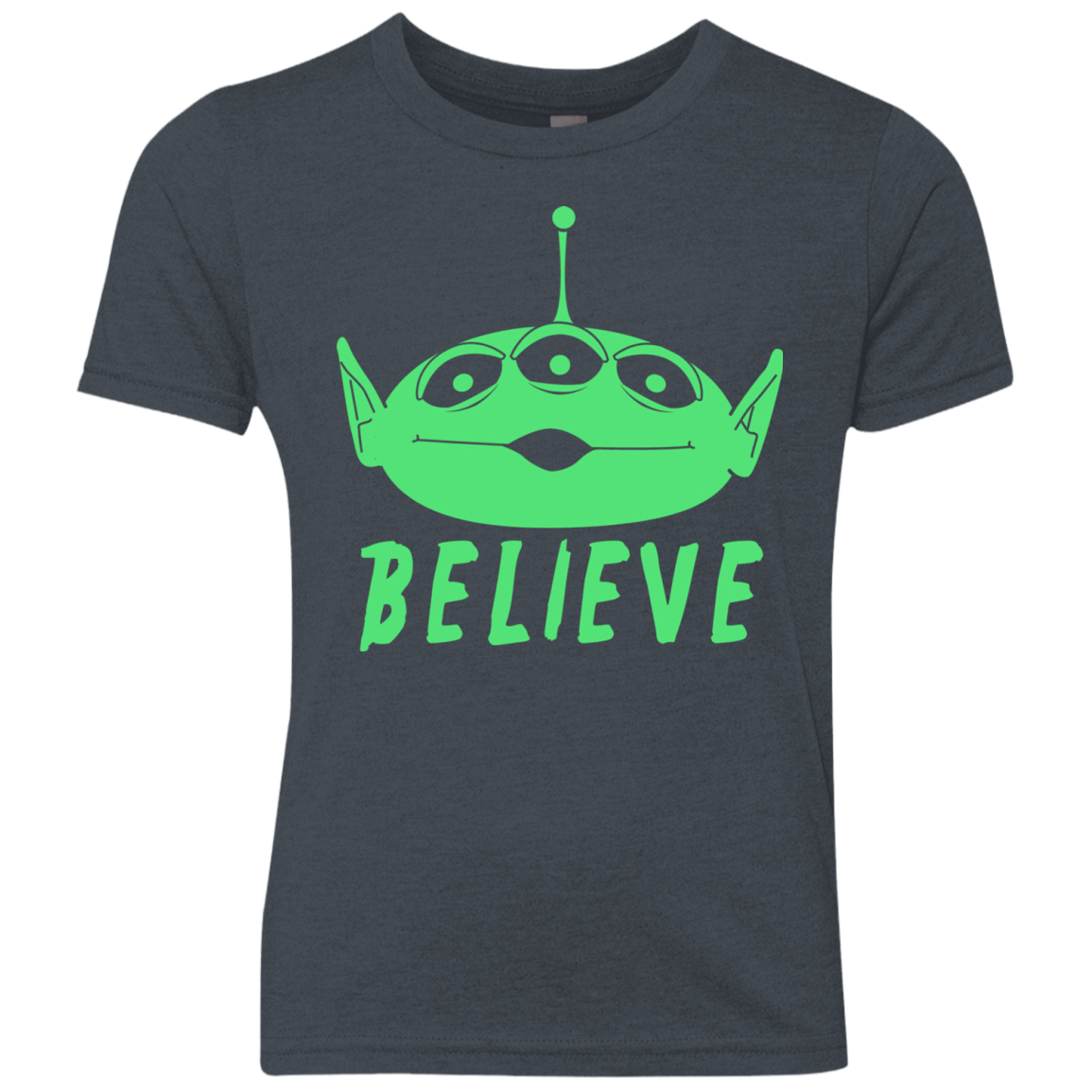 T-Shirts Vintage Navy / YXS Believe Youth Triblend T-Shirt