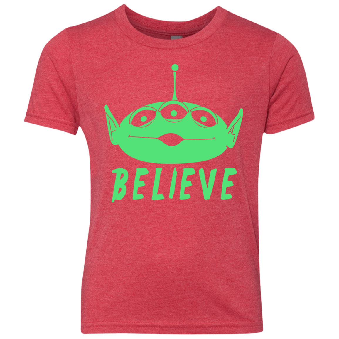 T-Shirts Vintage Red / YXS Believe Youth Triblend T-Shirt