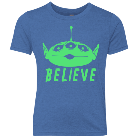 T-Shirts Vintage Royal / YXS Believe Youth Triblend T-Shirt