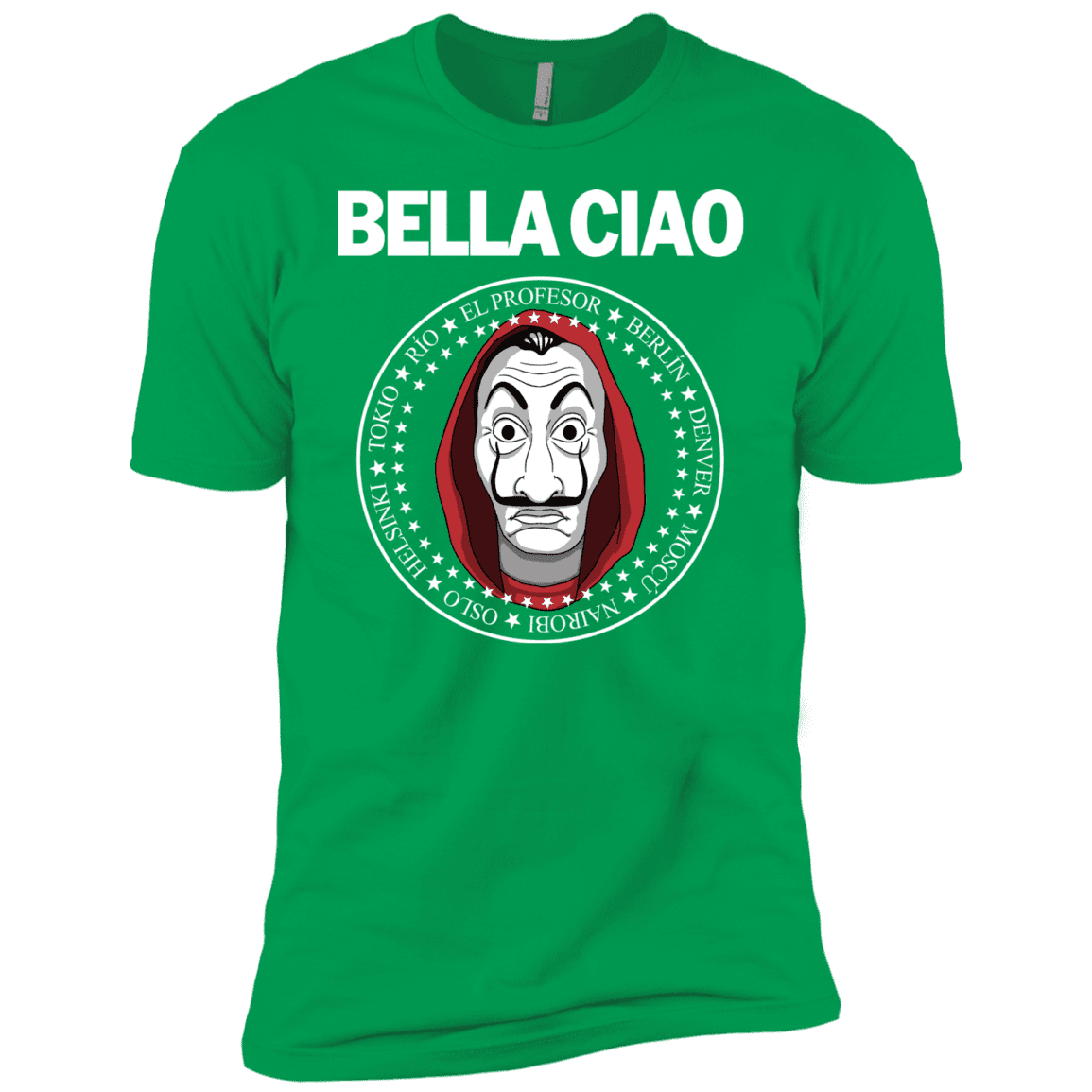 T-Shirts Kelly Green / YXS Bella Ciao Boys Premium T-Shirt