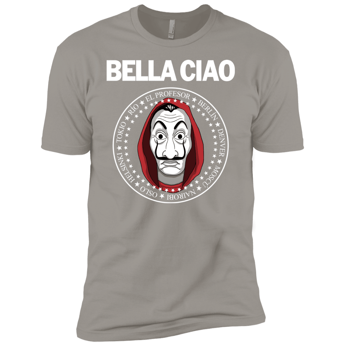 T-Shirts Light Grey / YXS Bella Ciao Boys Premium T-Shirt