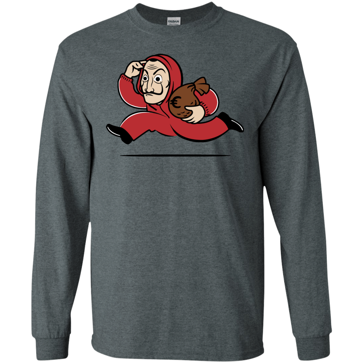 T-Shirts Dark Heather / S Bella Ciao City Men's Long Sleeve T-Shirt