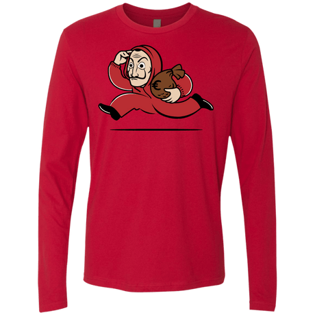 T-Shirts Red / S Bella Ciao City Men's Premium Long Sleeve