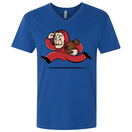 T-Shirts Royal / X-Small Bella Ciao City Men's Premium V-Neck