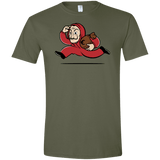 T-Shirts Military Green / S Bella Ciao City Men's Semi-Fitted Softstyle