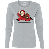 T-Shirts Sport Grey / S Bella Ciao City Women's Long Sleeve T-Shirt