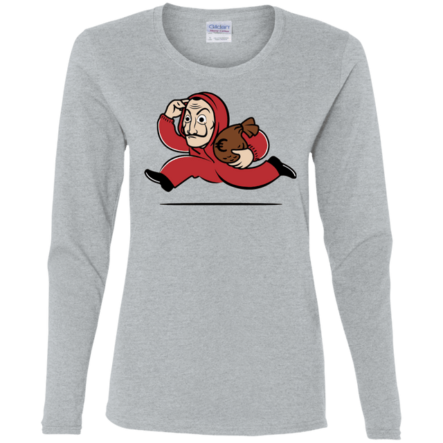 T-Shirts Sport Grey / S Bella Ciao City Women's Long Sleeve T-Shirt