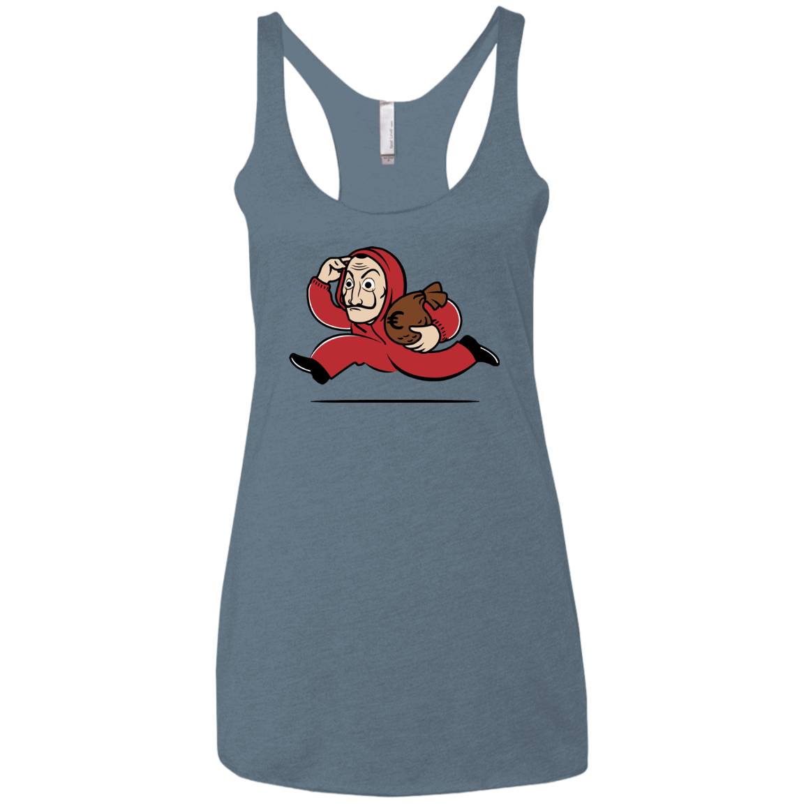 Bella Ciao City Women's Triblend Racerback Tank