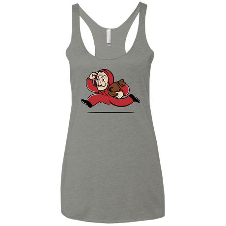 T-Shirts Venetian Grey / X-Small Bella Ciao City Women's Triblend Racerback Tank