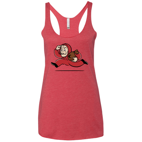 T-Shirts Vintage Red / X-Small Bella Ciao City Women's Triblend Racerback Tank