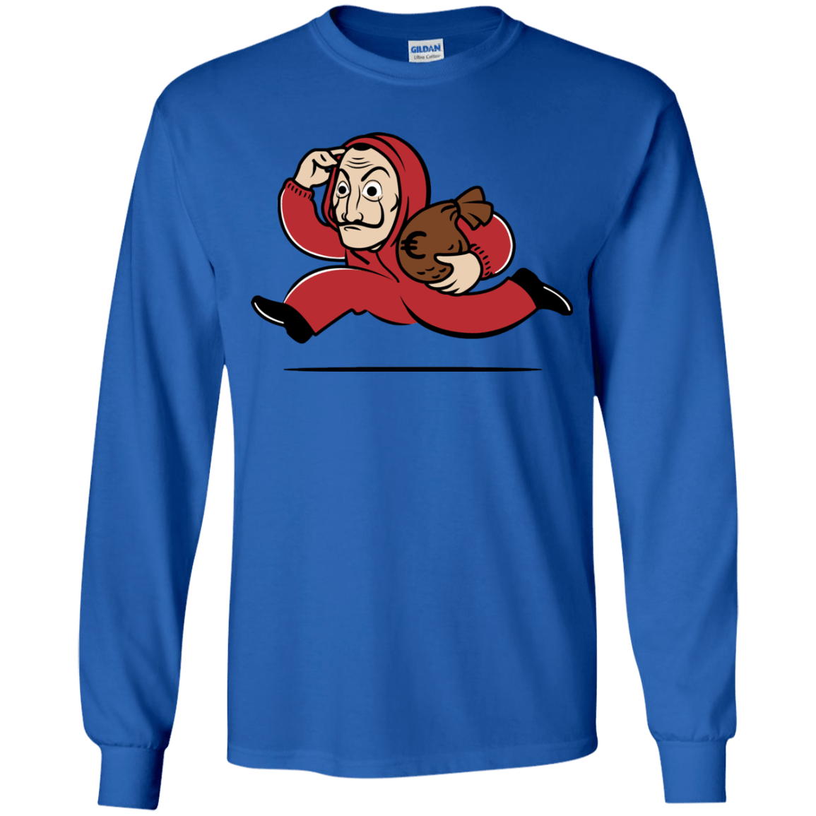 T-Shirts Royal / YS Bella Ciao City Youth Long Sleeve T-Shirt