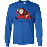 T-Shirts Royal / YS Bella Ciao City Youth Long Sleeve T-Shirt