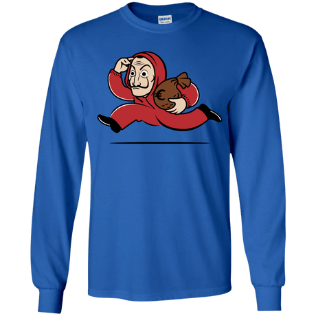 T-Shirts Royal / YS Bella Ciao City Youth Long Sleeve T-Shirt