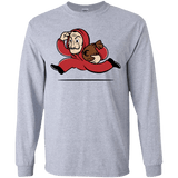 T-Shirts Sport Grey / YS Bella Ciao City Youth Long Sleeve T-Shirt