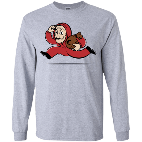 T-Shirts Sport Grey / YS Bella Ciao City Youth Long Sleeve T-Shirt