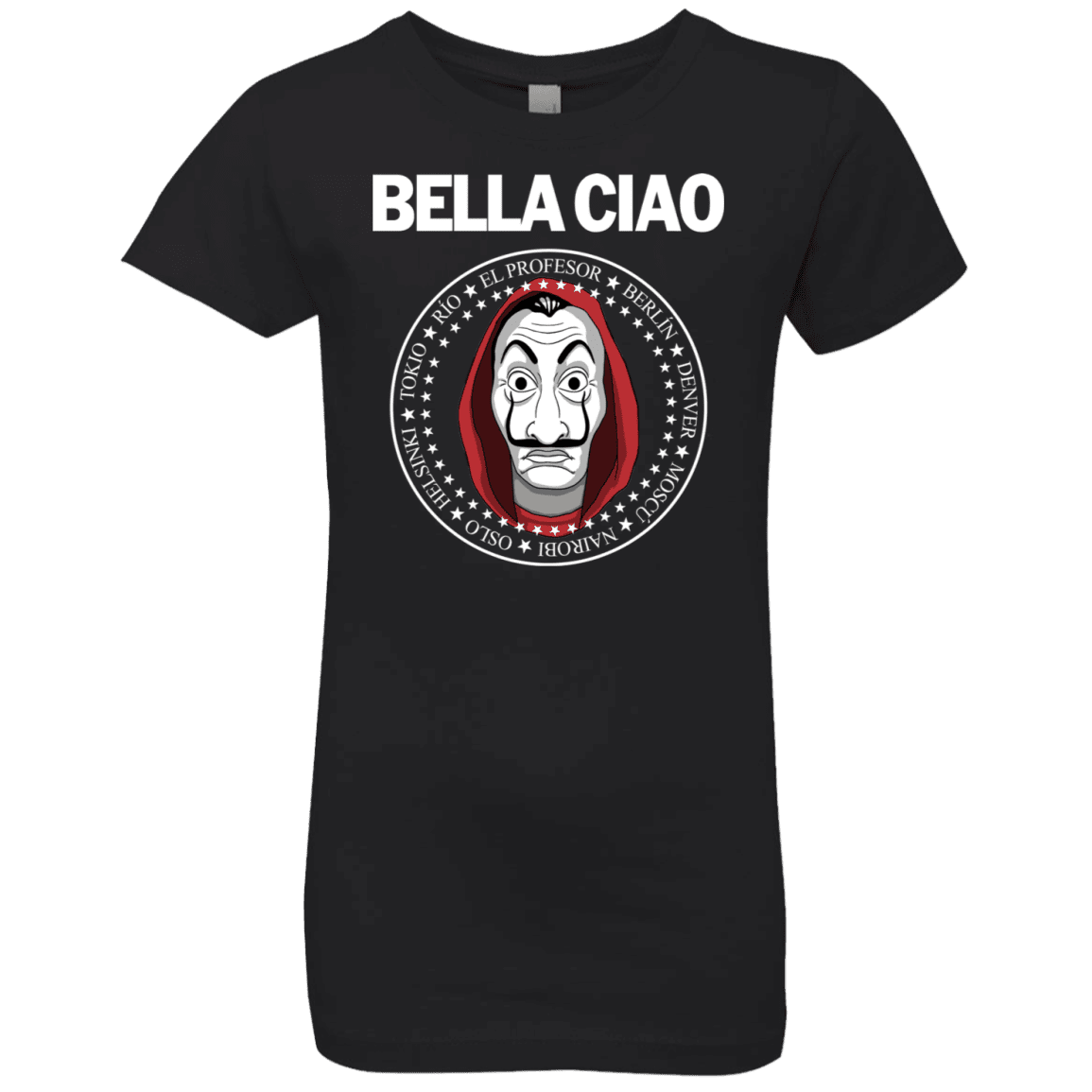 T-Shirts Black / YXS Bella Ciao Girls Premium T-Shirt