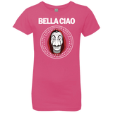 T-Shirts Hot Pink / YXS Bella Ciao Girls Premium T-Shirt