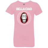 T-Shirts Light Pink / YXS Bella Ciao Girls Premium T-Shirt