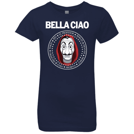 T-Shirts Midnight Navy / YXS Bella Ciao Girls Premium T-Shirt