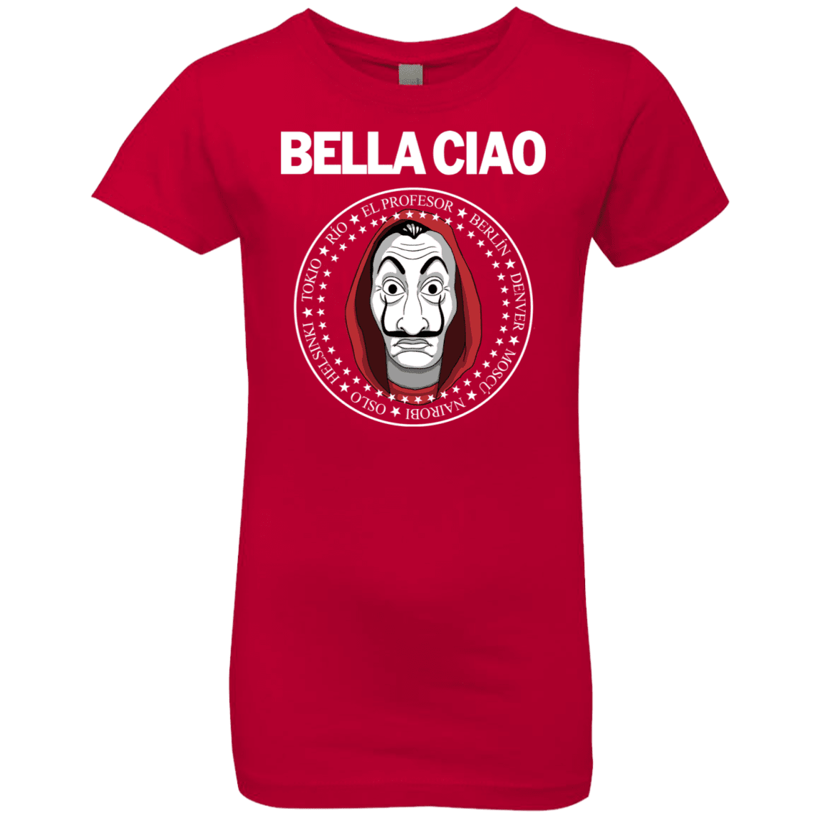 T-Shirts Red / YXS Bella Ciao Girls Premium T-Shirt