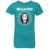 T-Shirts Tahiti Blue / YXS Bella Ciao Girls Premium T-Shirt