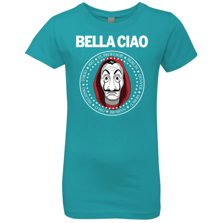 T-Shirts Tahiti Blue / YXS Bella Ciao Girls Premium T-Shirt