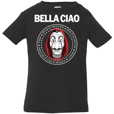 T-Shirts Black / 6 Months Bella Ciao Infant Premium T-Shirt