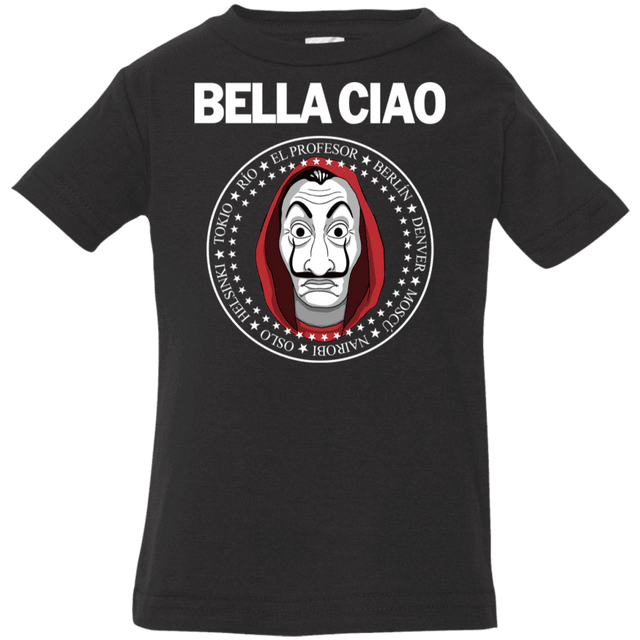 T-Shirts Black / 6 Months Bella Ciao Infant Premium T-Shirt