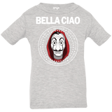 T-Shirts Heather Grey / 6 Months Bella Ciao Infant Premium T-Shirt