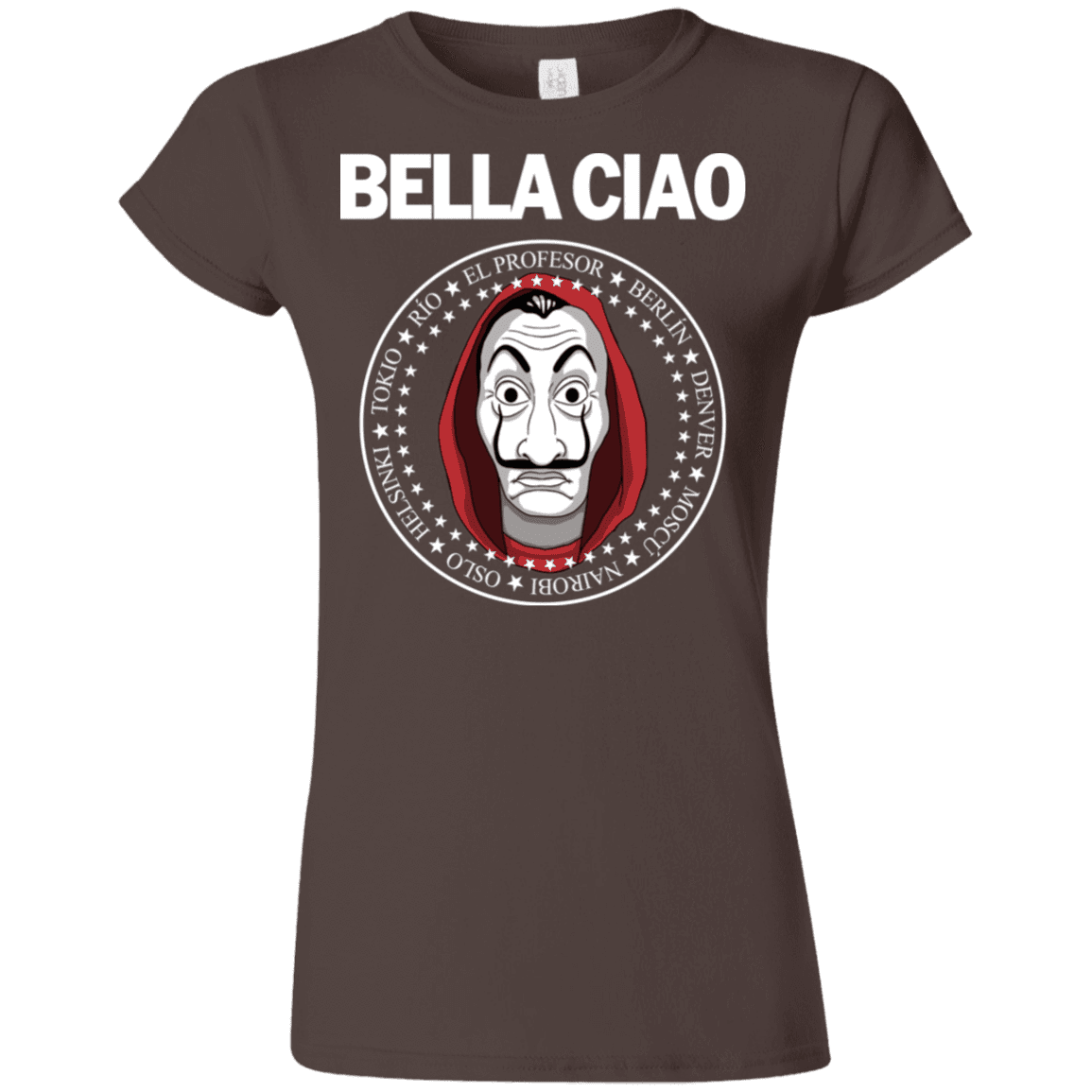 T-Shirts Dark Chocolate / S Bella Ciao Junior Slimmer-Fit T-Shirt